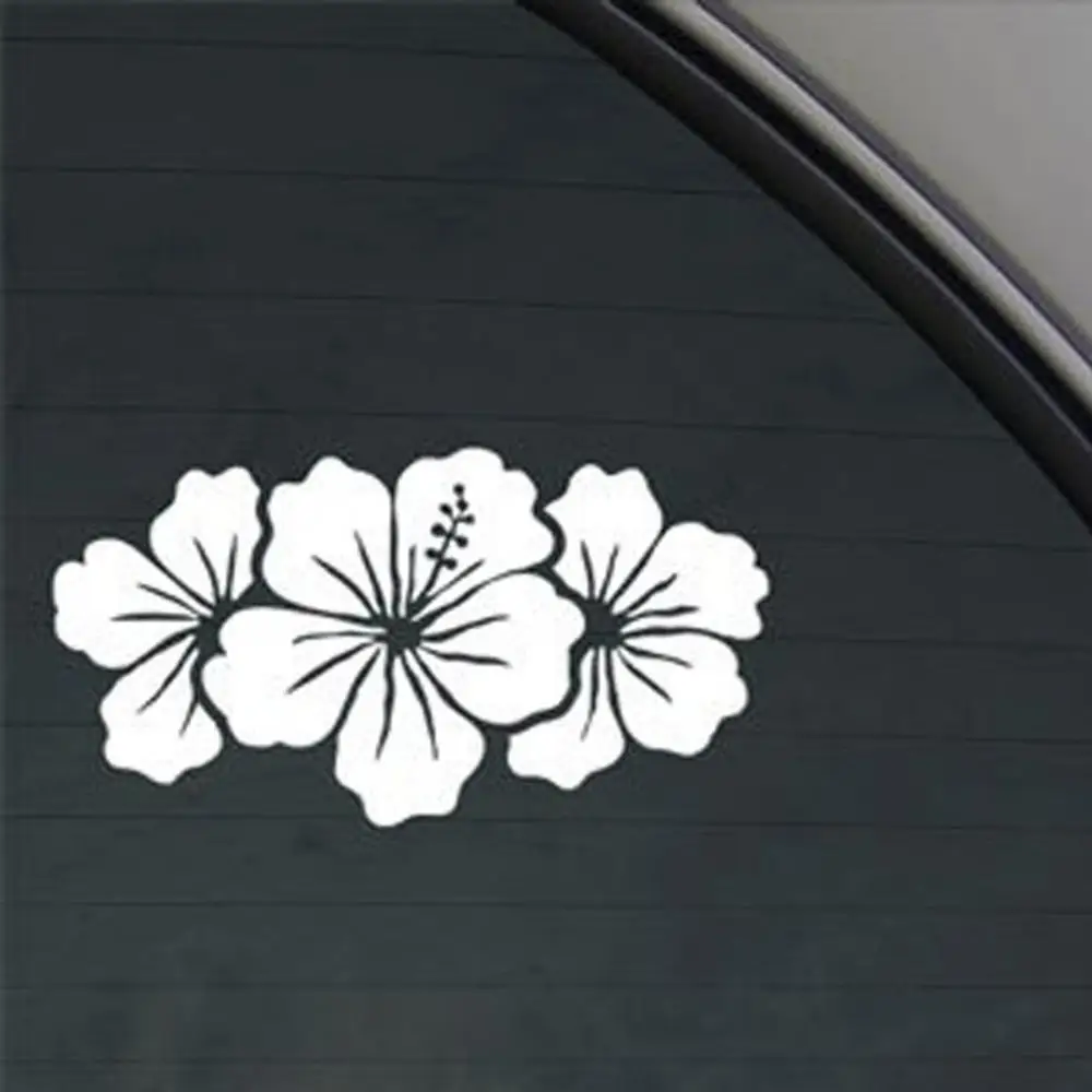 

Lotus Flower Hibiscus Car-Styling Body Window Decals Reflective Sticker Decor Car Accessories