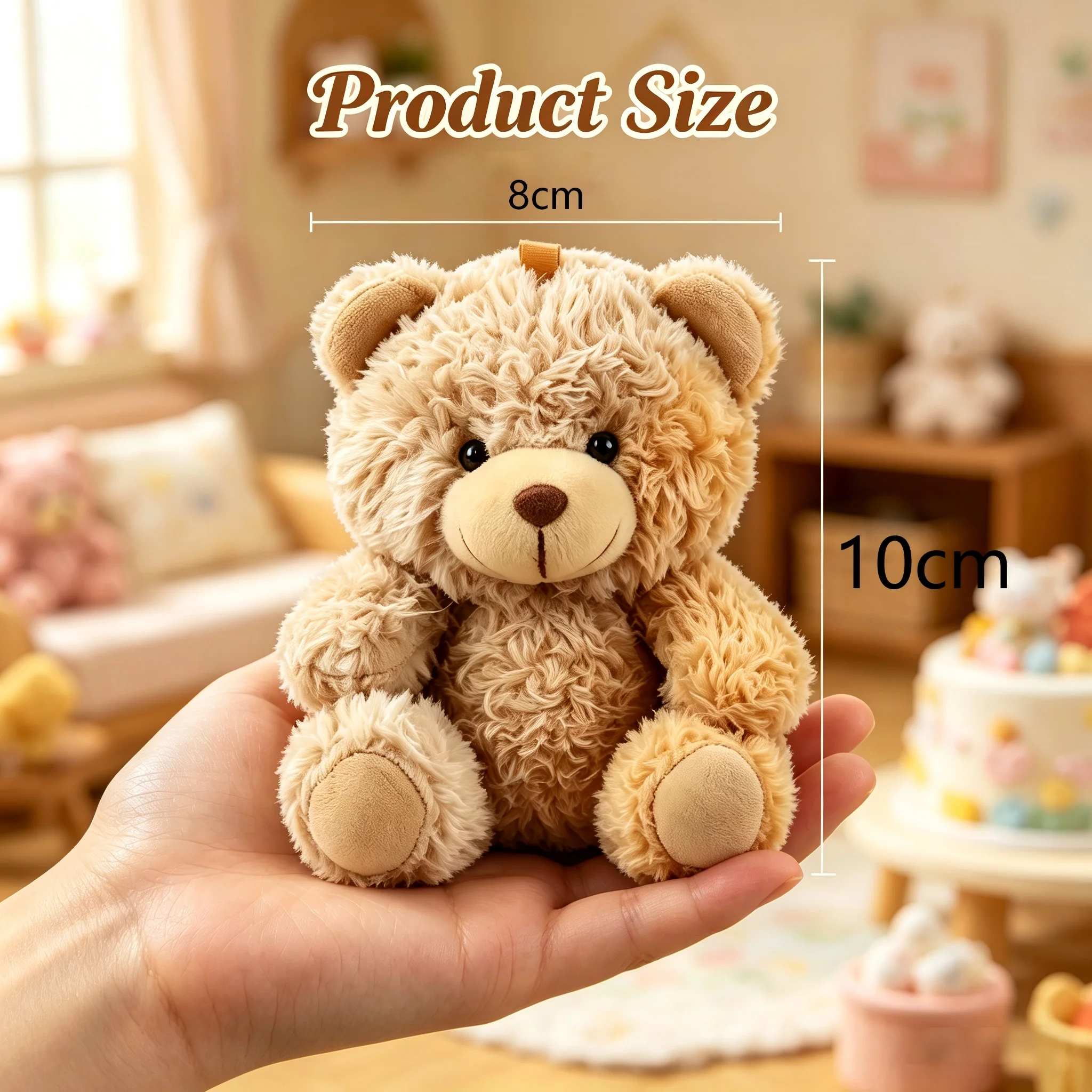 Mini Teddy Bear Bulk,Small Stuffed Animal Toy, Soft Plush Mini Teddy Bears for Birthday Baby Shower Graduation Wedding Party