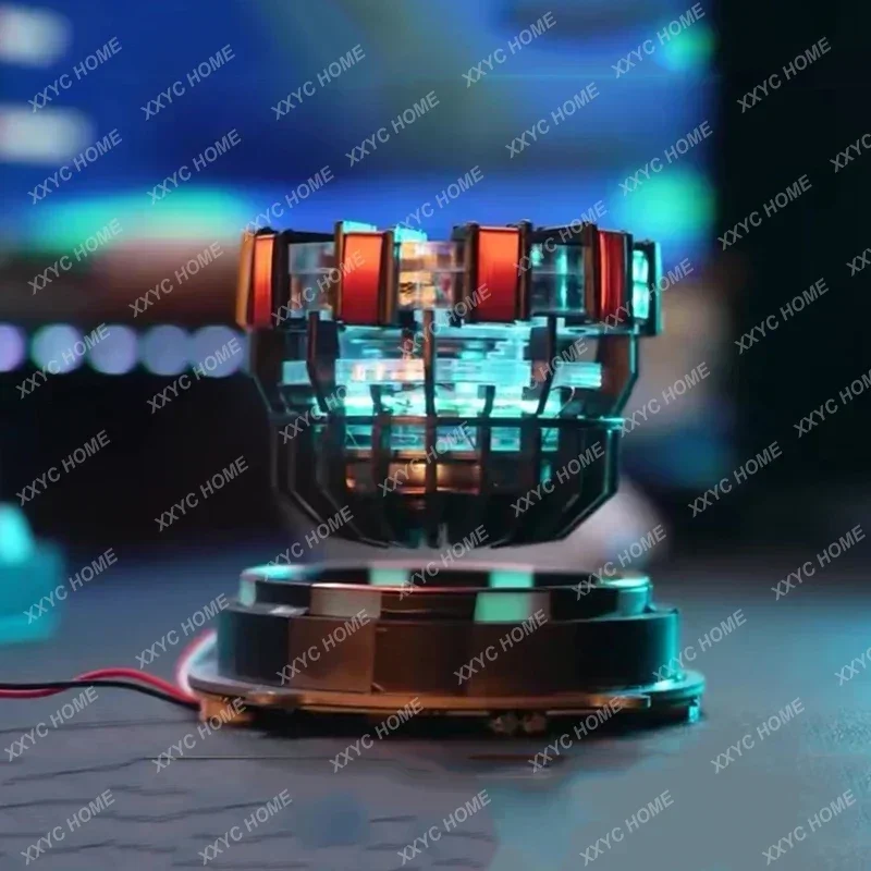 Magnetic Levitation Reactor Creative Ornaments Assembled Model Figures Newly Upgraded Creative Gift Desktop Ornaments