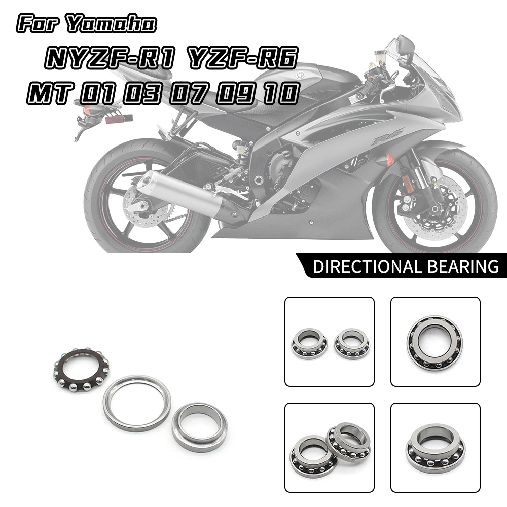 Motorcycle Universal Steering Stem Bearing Seal Kit for Yamaha Yamaha BT1100 YBR250 FZ400 FZS600 MT01 MT09 Motor Accessories