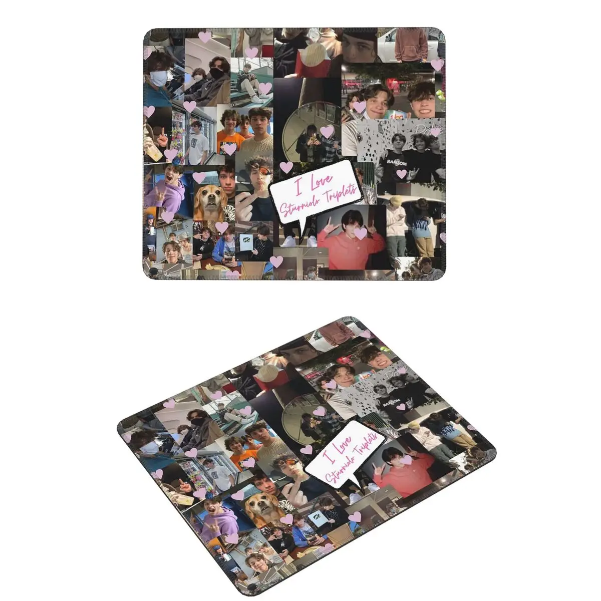 

Sturniolo Triples, милый коврик для мыши с коллажем, компьютерная клавиатура, коврик для мыши, геймерский ПК, ноутбук, настольный коврик, офисные аксессуары, настольные коврики