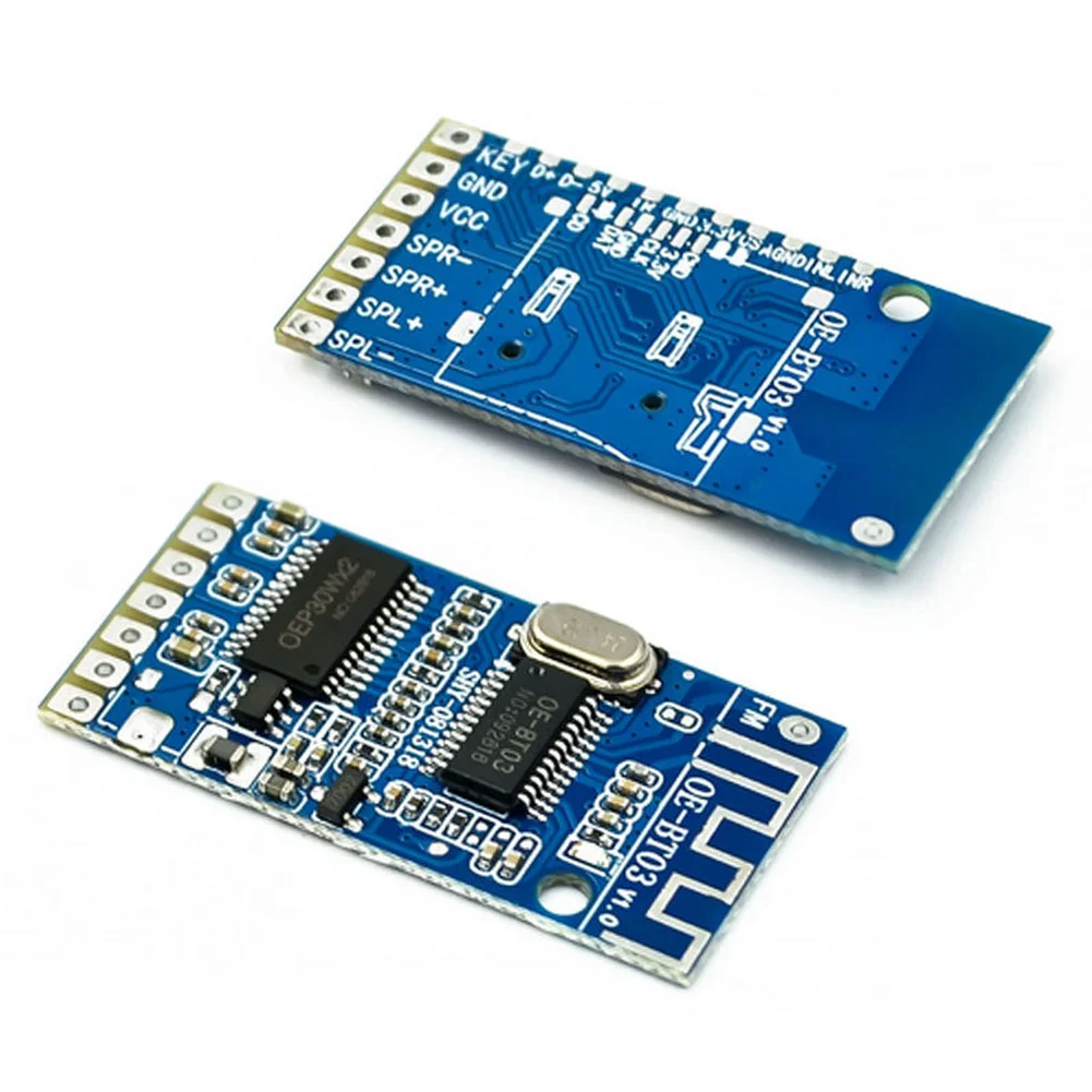 OE-BT03 Audio Decoding Module Compatible with For Remote Control Receivers USB and TF Playback 35mm x 15.5mm Blue PCB