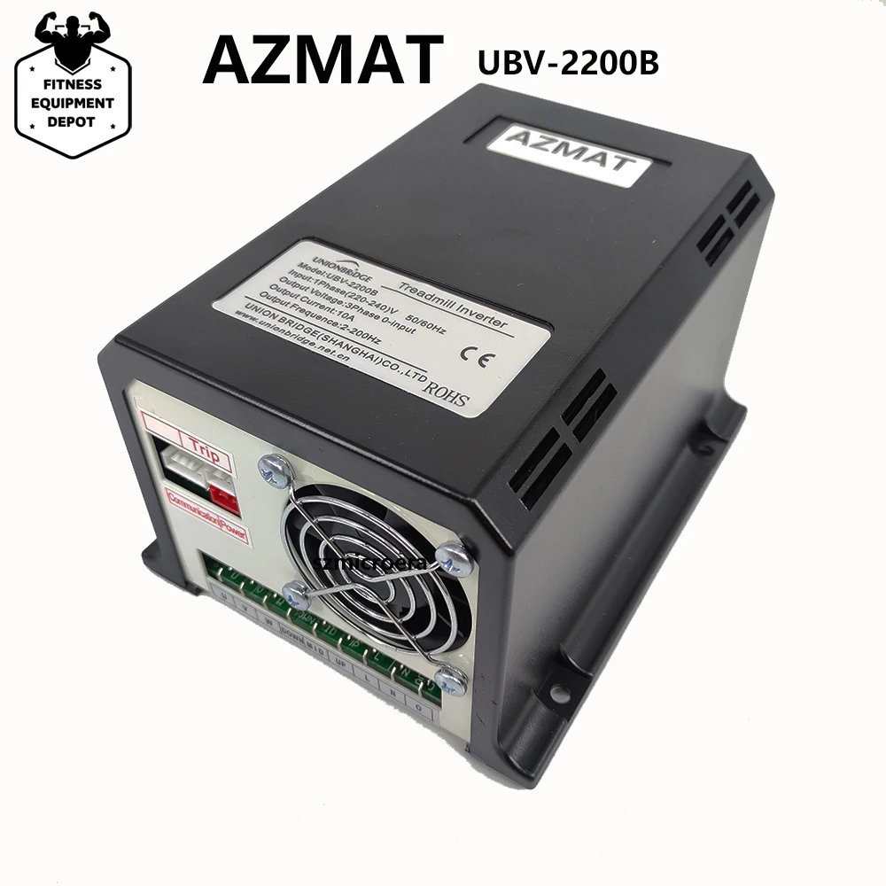 AZMAT UBV-2200B UBV 2200 Treadmill Inverter  Treadmill Frequency Converter Speed Controller Control Board VFD MCB LCB PSU