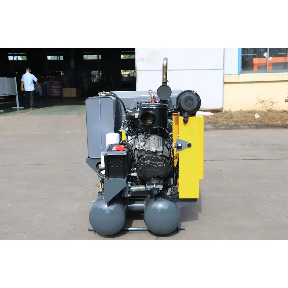 Máquina de compressor de ar de parafuso com eficiência energética marca superior 11kW 15HP com filtro secador para fábrica de laboratório dentário OEM pronto