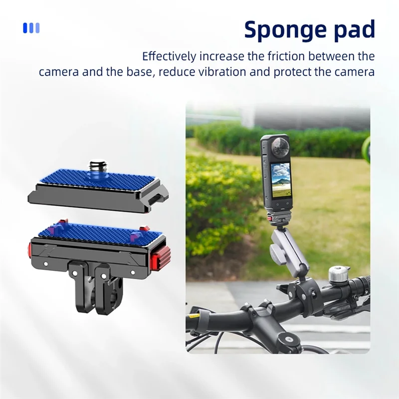 Heißer-Für Insta360 Ace Pro2 Metall Quick Release Dock X4 Magnetische Adapter Basis Obere Abdeckung Zubehör