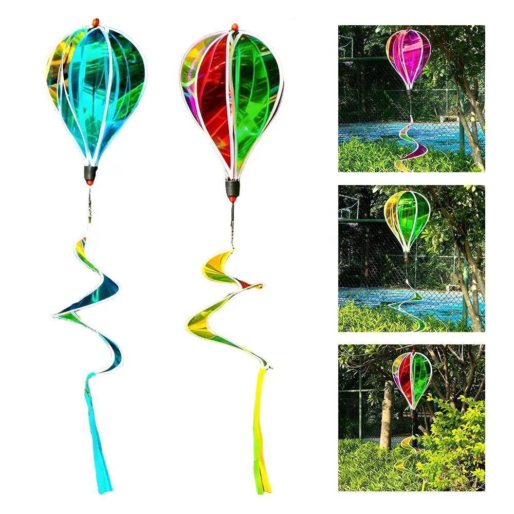 

Гигантский размер, блесны для воздушных шаров, радужные цвета, меняющая цвет пленка, ветровые блесны, полосатый галстук-краска, пластиковый материал