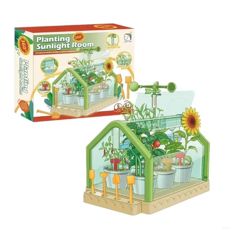Kids Gardening Science Experiment Set With Clear Dome For Observing Growing Children Educational Hands On Gardening Toy A2UB