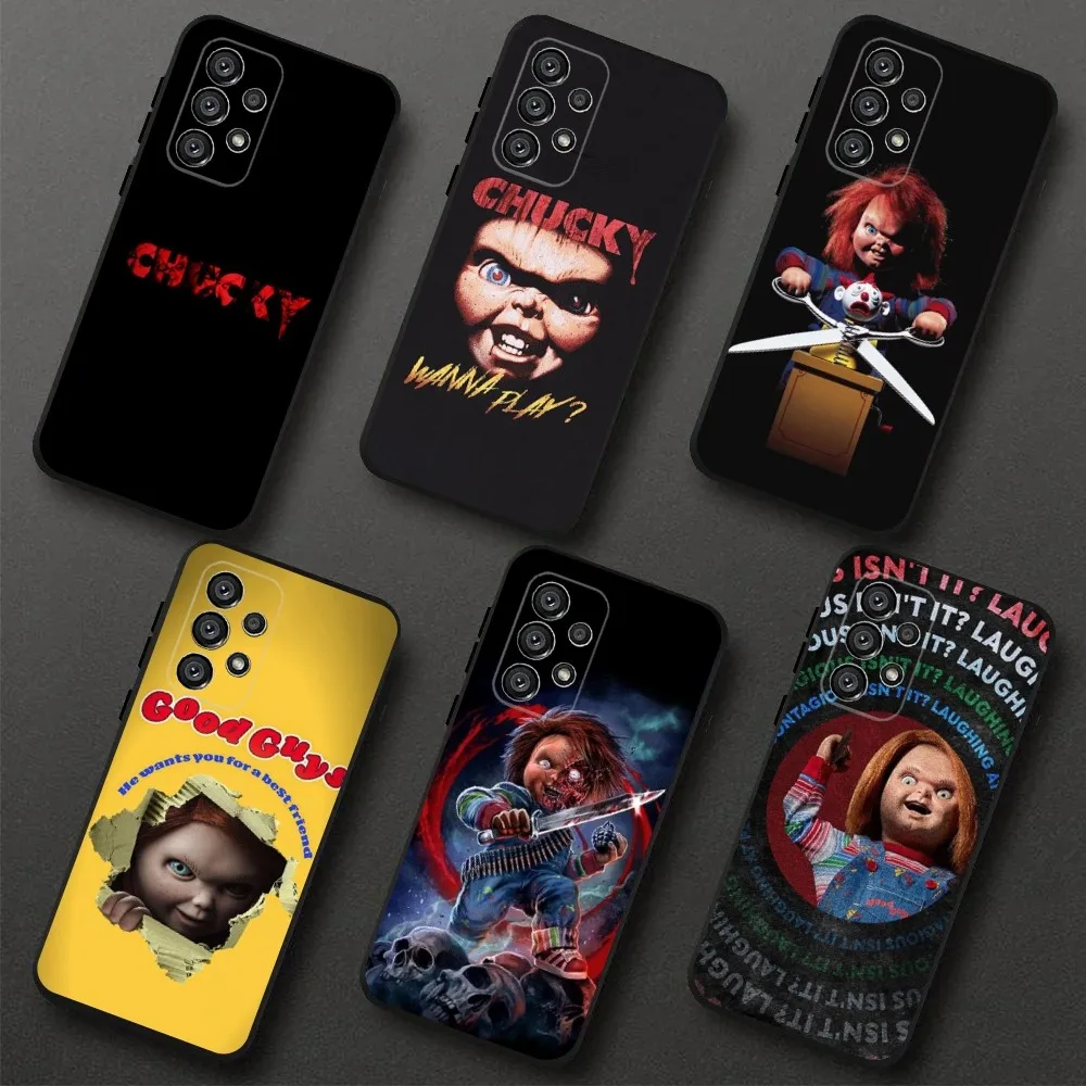 

Chucky H-Horror M-Movie Phone Case For Samsung Galaxy A20,A21s,A22,A31,A32,A52,A53,A72,73,A80,A91 Soft Black Cover