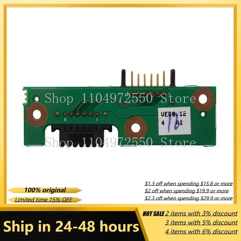 Conector de batería para HP Compaq 6830 6830S, placa pequeña 6050A2183401, pieza de repuesto para ordenador portátil, accesorio compatible para ordenador