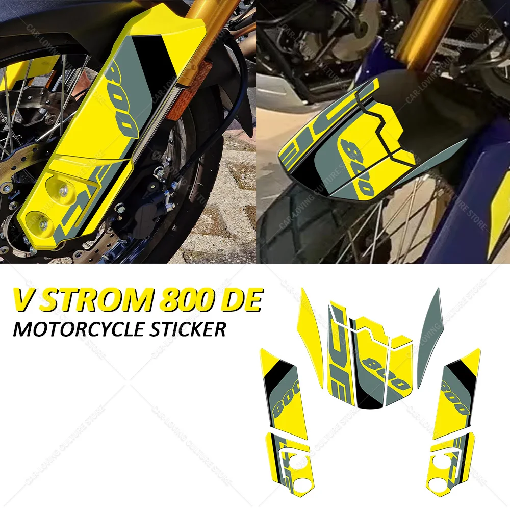 

For V Strom 800 DE Motorcycle Accessories Tank Pad Protection Sticker Kit 3D Epoxy Resin Waterproof Scratch Resistant Sticker