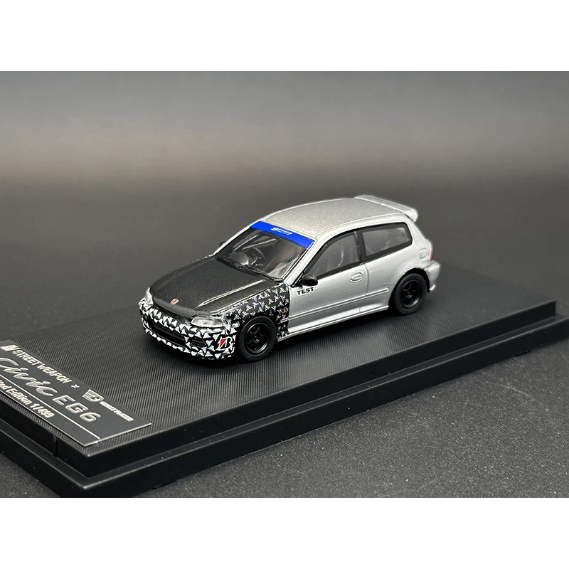 SW In Stock 1:64 CIVIC EG6 NO good Diecast Car Model Collection Miniature Toys Street Weapon