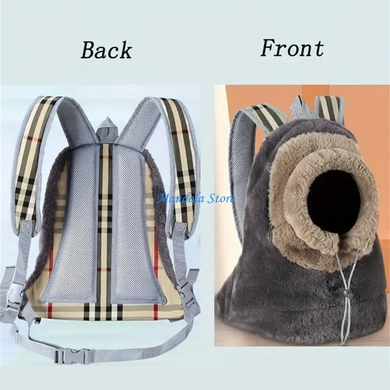 

U2JC Travel Front Opening Bags Breathable Shoulder Bags for Small Dogs