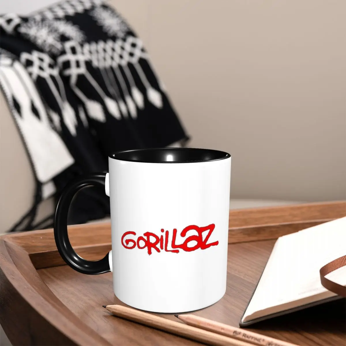 Gorillaz Symbol Mug Funny Ceramic Coffee Cups Tea Mugs Milk Cup Drinkware Gift for Friends