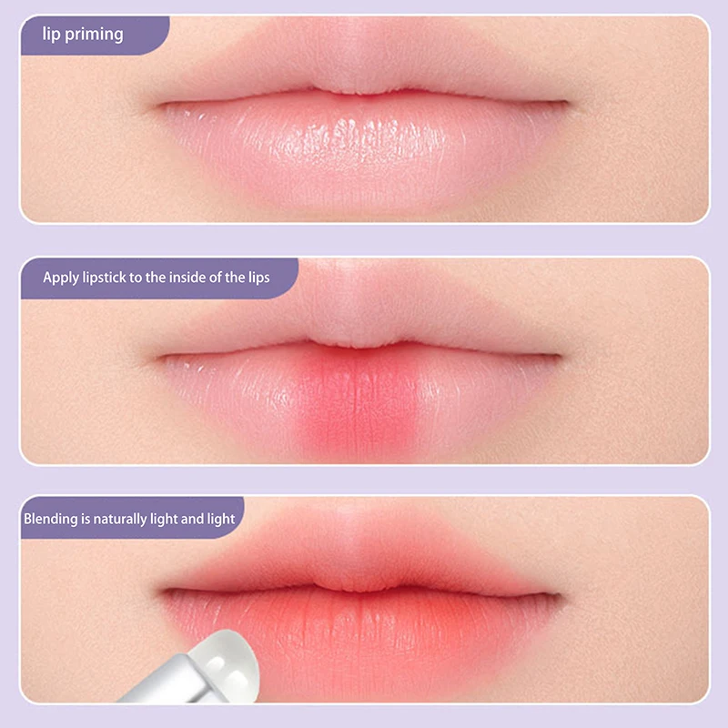 แปรงทาปากซิลิโคนพร้อมที่จับพลาสติกแบบพกพาลิปสติก Lip Balm Applicator พร้อมหมวกของขวัญคริสต์มาสที่สมบูรณ์แบบ