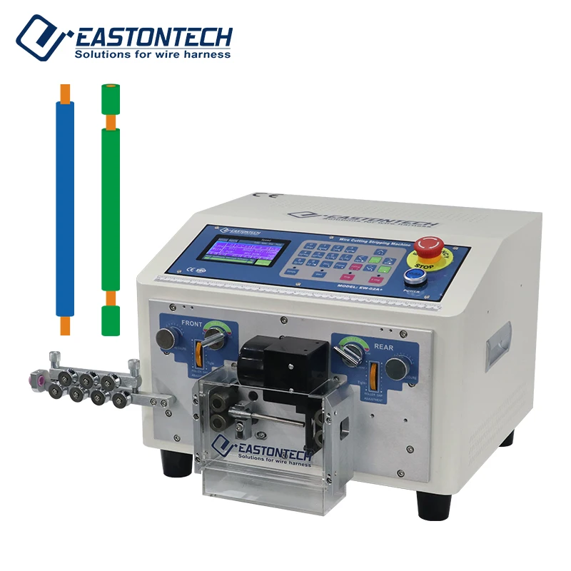 

EW-02A+ EASTONTECH Fully Automatic Touch Screen Wire Stripping Machine For 0.1-6 Mm Wires And Cables 200W 110/220V