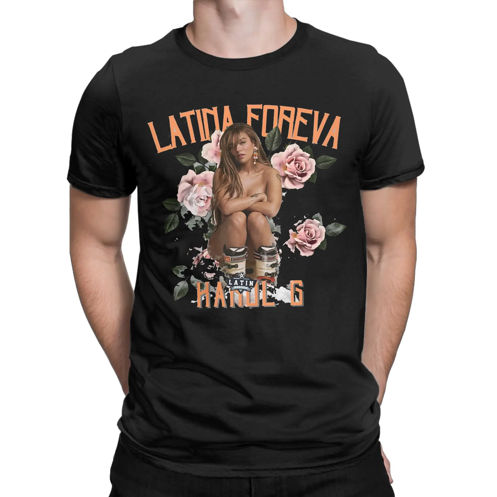 

Men Women Print Karol G 2025 New LATINA FOREVA T Shirt Tee 100% Cotton T-shirts Clothes
