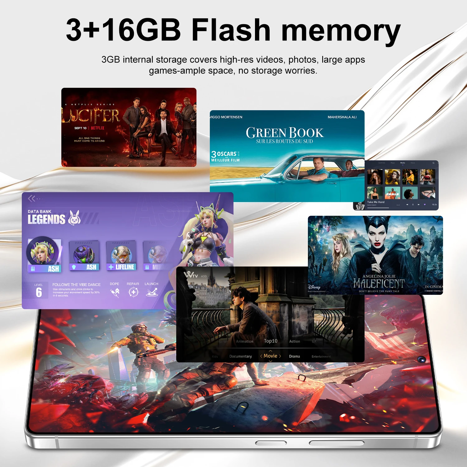 IVMI C26 Ultra Smartphones Android 10.0 Dual SIM 3GB RAM 16GB ROM 5+16MP 6.9inch WIFI Bluetooth Play Store 4G Mobile Phones
