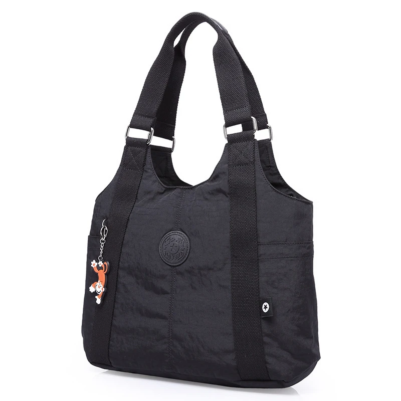 Sac messager de grande capacité en nylon pour hommes et femmes, sac à main à bandoulière, imperméable, léger, bleu, noir, M1332, nouveau, mode A4