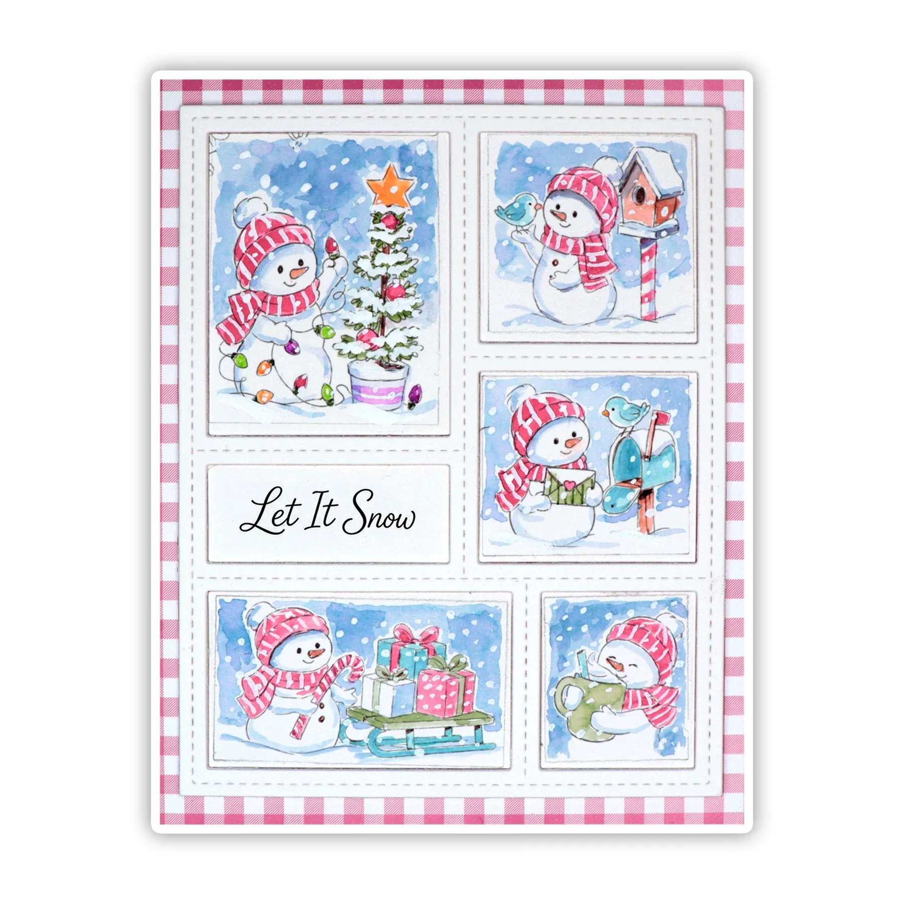 October 2026 New Christmas Holiday Snowmen Fall Stencil Metal Cutting Dies Clear Stamps For DIY Making Card Scrapbook Embossed