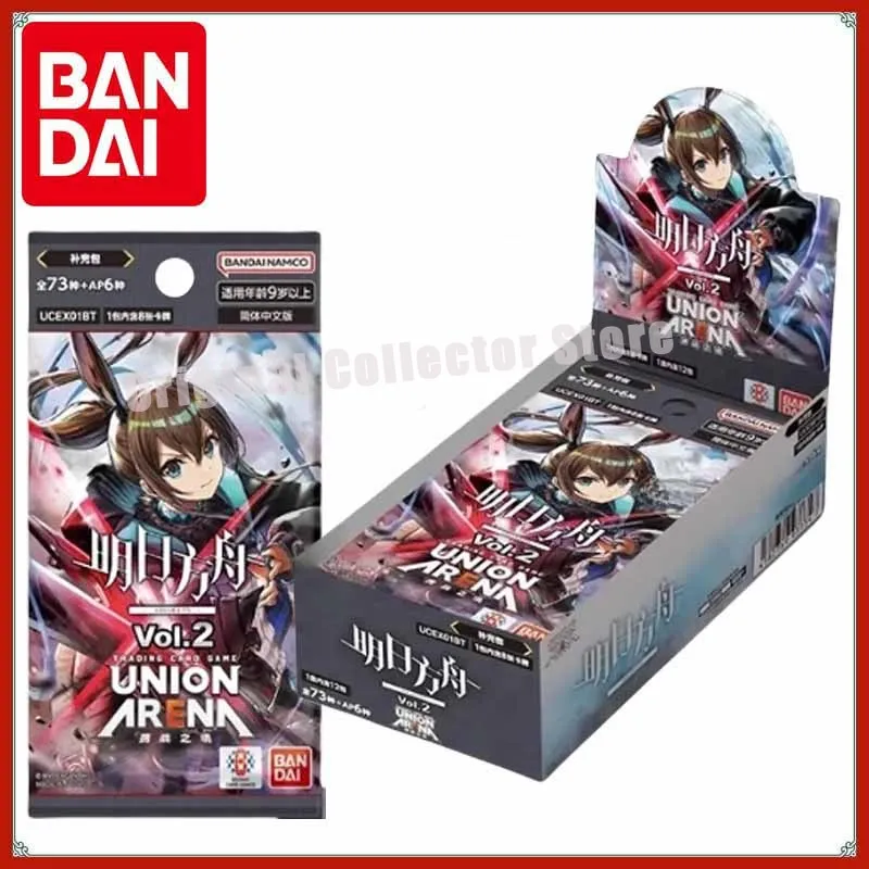 

Оригинальные карты Bandai UNION ARENA TCG Коллекционная игра The Realm of Fighting Tomorrow Ark Vol.2 Second Chinese UA Card Replenish Bag