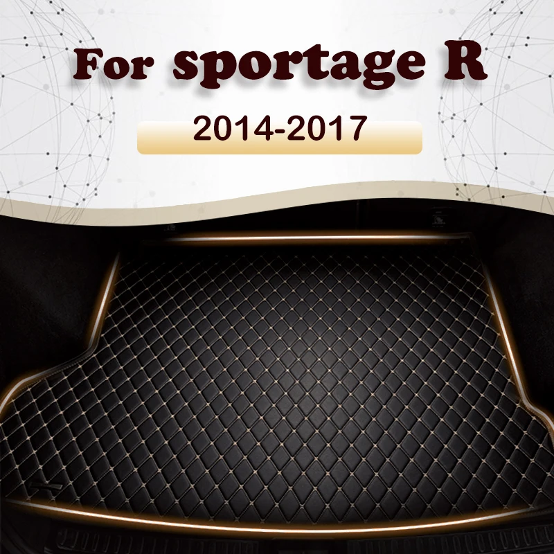 

Коврик для багажника автомобиля для Kia Sportage R SUV 2014 2015 2016 2017, пользовательские автомобильные аксессуары, украшение интерьера автомобиля