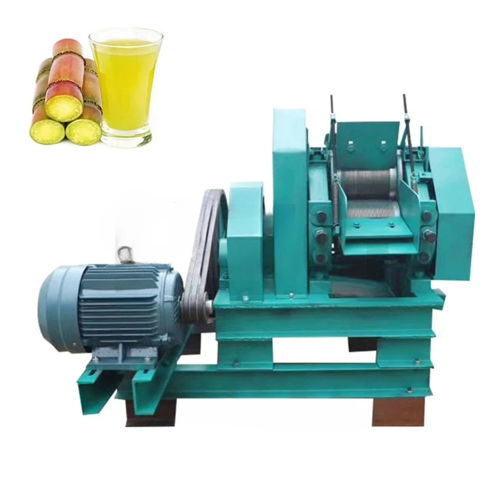 

1000kg Per Hour Sugar Cane Press Juice Extractor Machine Sugar Cane Juicer Crusher Machine Sugarcane Crusher Mill