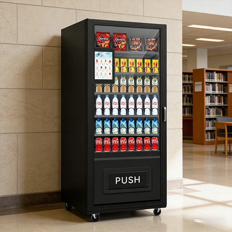 Distributore Automatico Commerciale Intelligente per Alimenti, Bevande e Snack - Chiosco Self-Service per la Vendita al Dettaglio