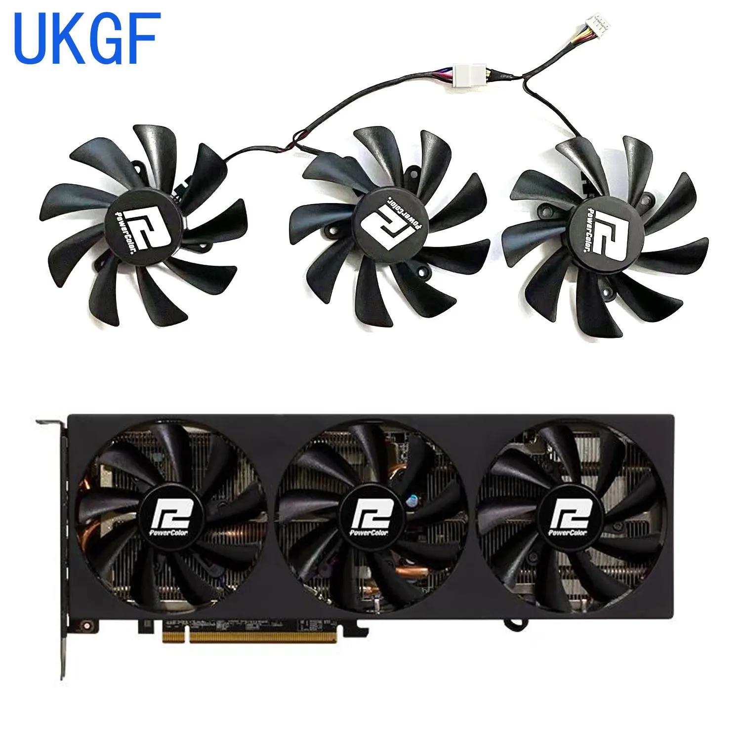 

New 85MM 4PIN FD9015U12D DC 12V 0.55A RX 6750 GPU fan for PowerColor RX 6750 GRE Competition PLUS 10G graphics card