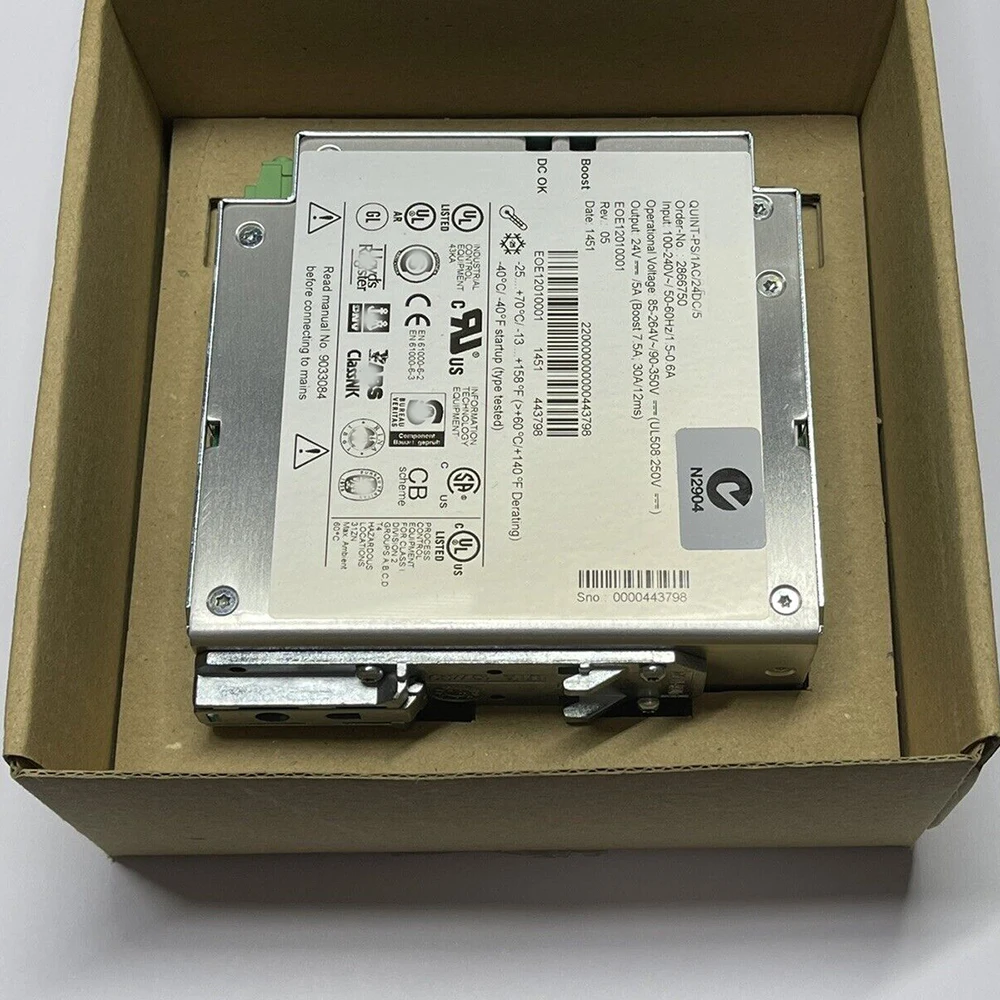 

2866750 QUINT-PS/1AC/24DC/5- 2866750 Импульсный источник питания QUINT POWER