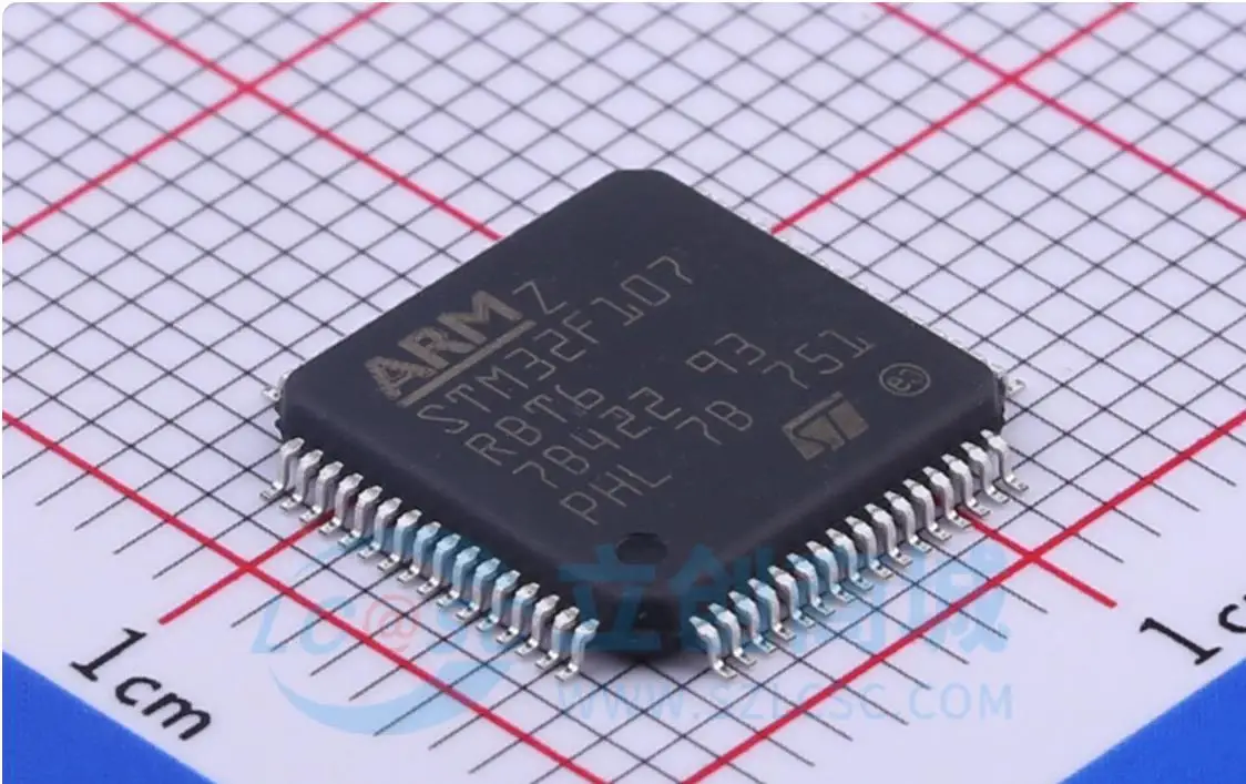 4PCS  STM32F107RBT6 Brand new imported original genuine products, spot wholesale price