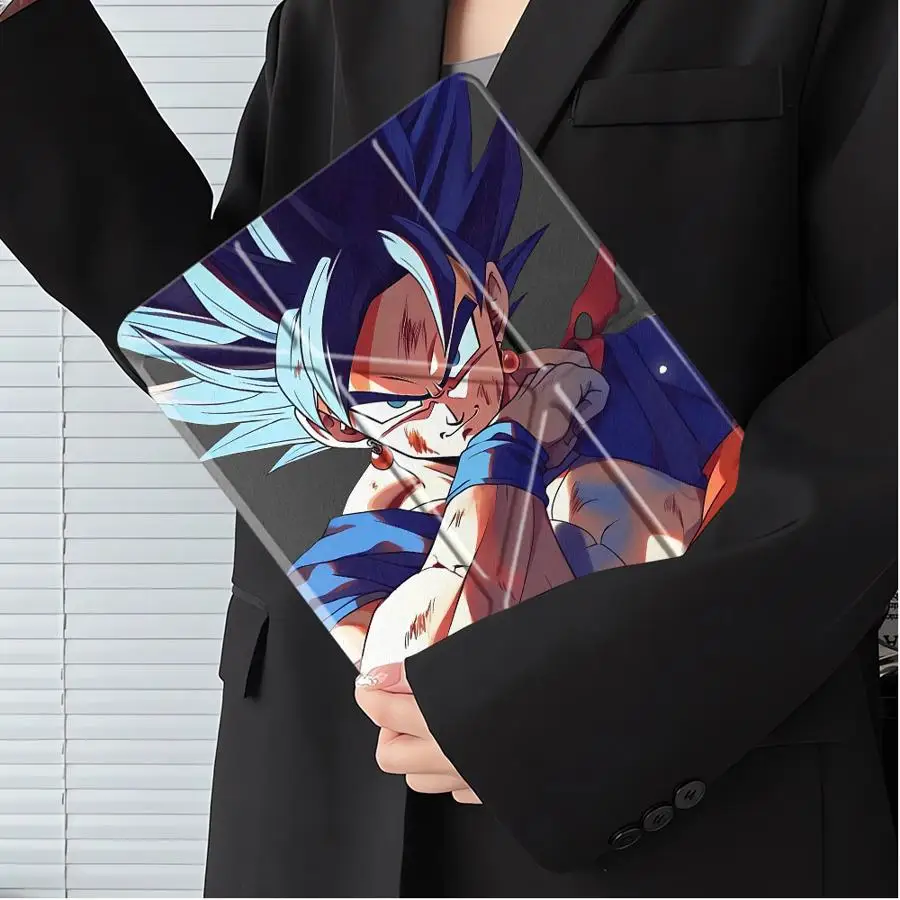 

Чехол-подставка Dragon Ball Goku для планшетов iPad Pro 2025, Air 4, 5, M3, M2, 1, 2, M4, 11 дюймов, Pro 11-го, 10-го, 9-го, 8-го, 7-го поколений, 12.9 дюймов, Mini