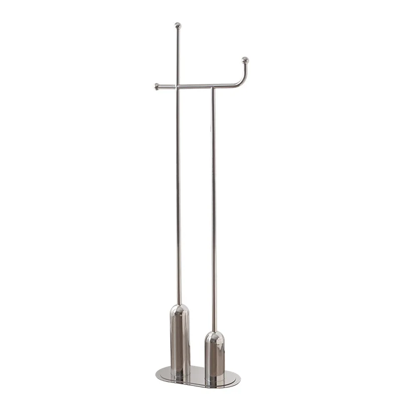 

Ins Internet celebrity coat rack household light luxury indoor stainless steel floor bedroom bedside clothes rack