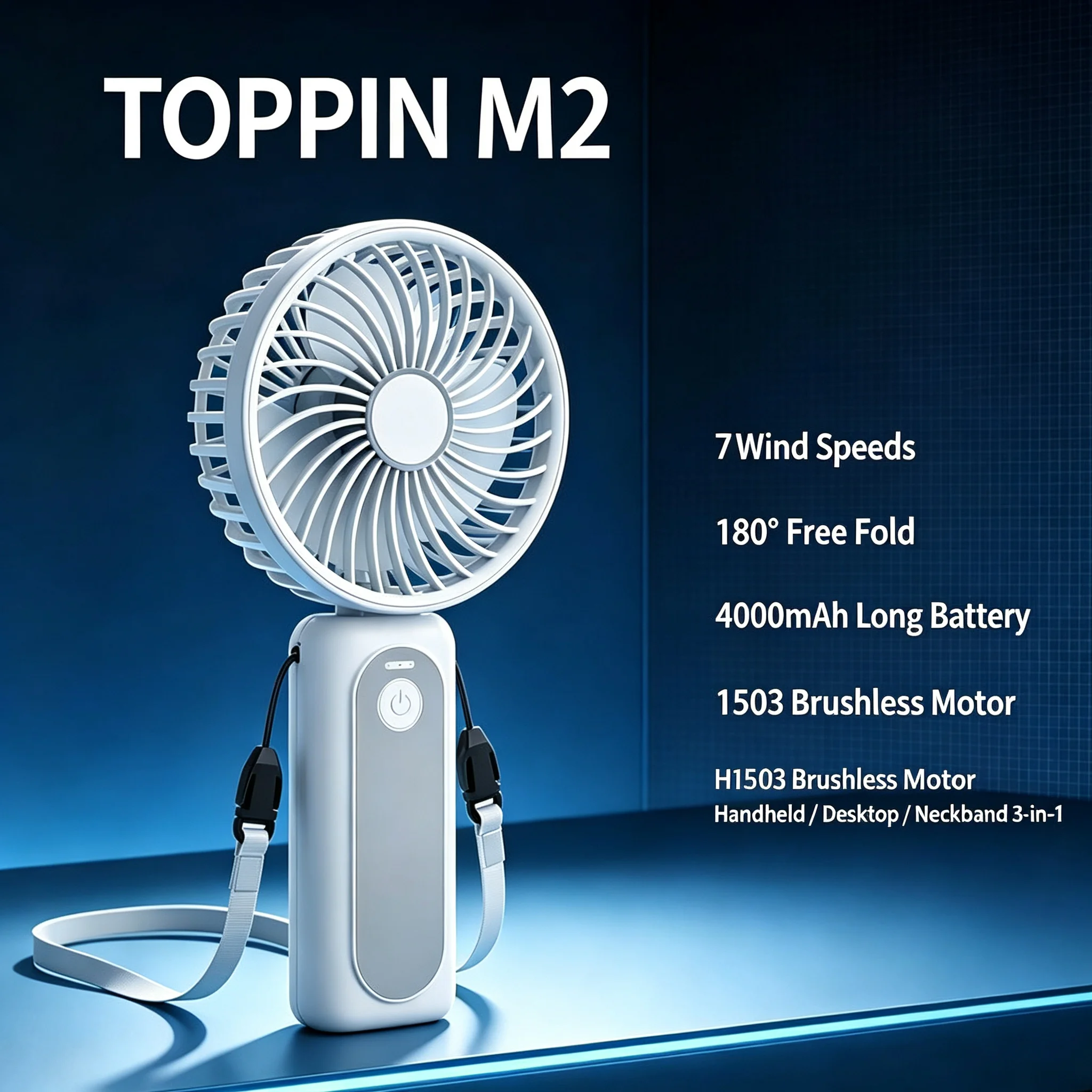 ventilador-de-alta-velocidade-m2-com-fluxo-de-ar-potente-7-velocidades-bateria-removivel-de-4000-mah-ventilador-de-mesa-dobravel-com-suporte-para-pendurar-no-pescoco