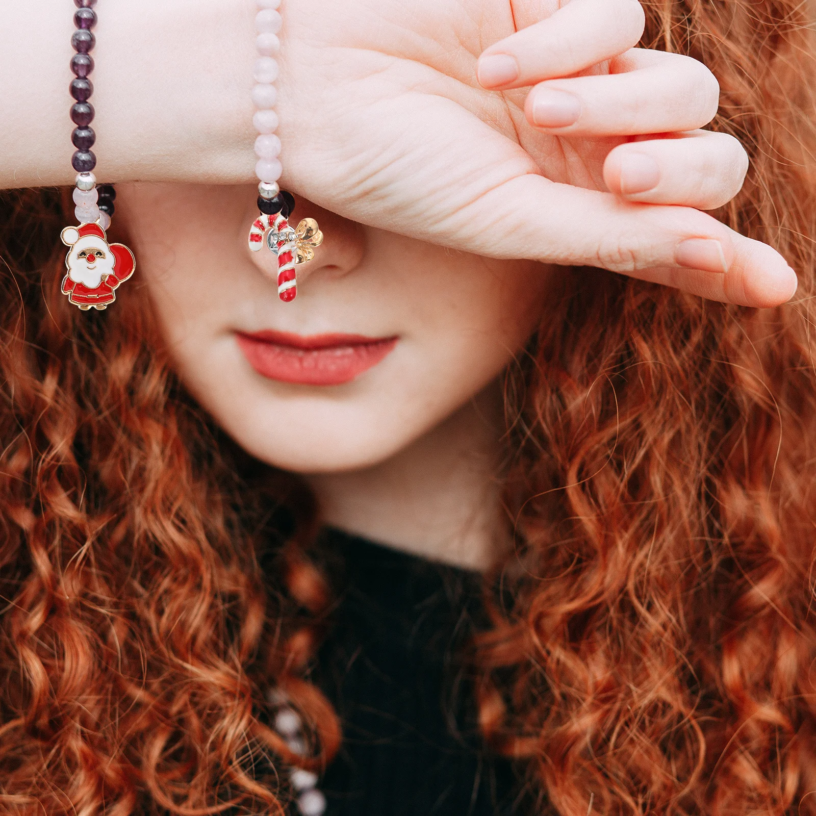 150pcs Christmas Accessories DIY Jewelry Pendants Alloy Making Bracelet Charms Sturdy Premium Classic Elements Various Styles