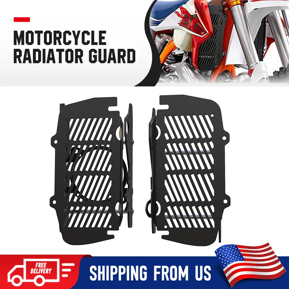 FOR EXC/XC/SX/SX-F 125 150 250 300 2020 2021 2022 2023 EXC-F/XC-F 250 350 450 500 Radiator Guard Grille Cover Protection