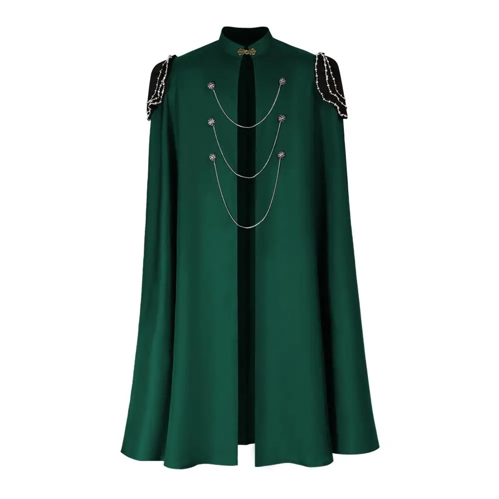 

Gothic Hooded Cloak ex Medieval Royal Performance Costume Stage Outfit Vintage Ladies Men's Robe Cross-Border Traditional...