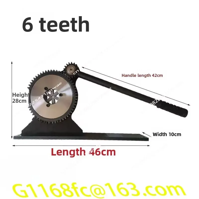High Quality Manual Gear Tube Pressing Machine with 8-tooth and 6-tooth Nozzle and Throttle Tube Pressing Machine part