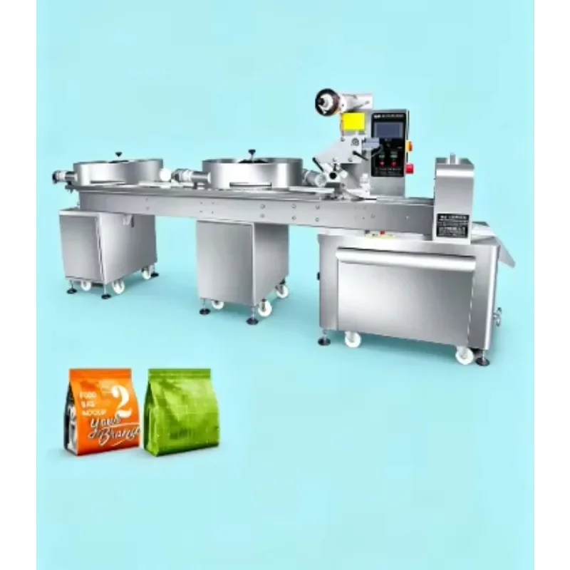 Customized Automatic Complete Packaging Production Line For Flavored Tea Coffee Granule Powder  Packing Processing Equipment