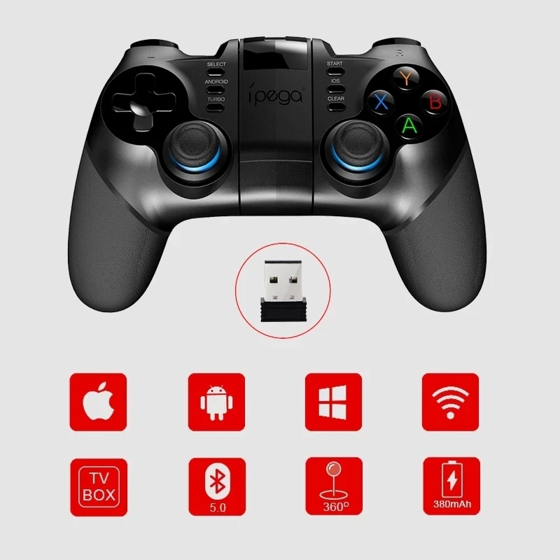 IPega USB Joystick Controller Trigger Per il iPhone Del Telefono Delle Cellule del Android Pubg Mobile Del Computer PC Game Pad Gamepad Fre Trasporto di Fuoco pabg
