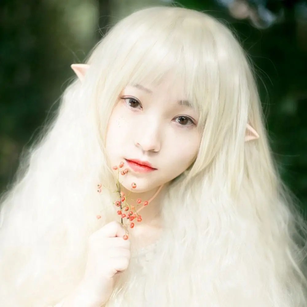 Unisex Cos Accessories Role Play Photography Props Ear Cuff Jewelry False Ears Women Earrings Elf Ears