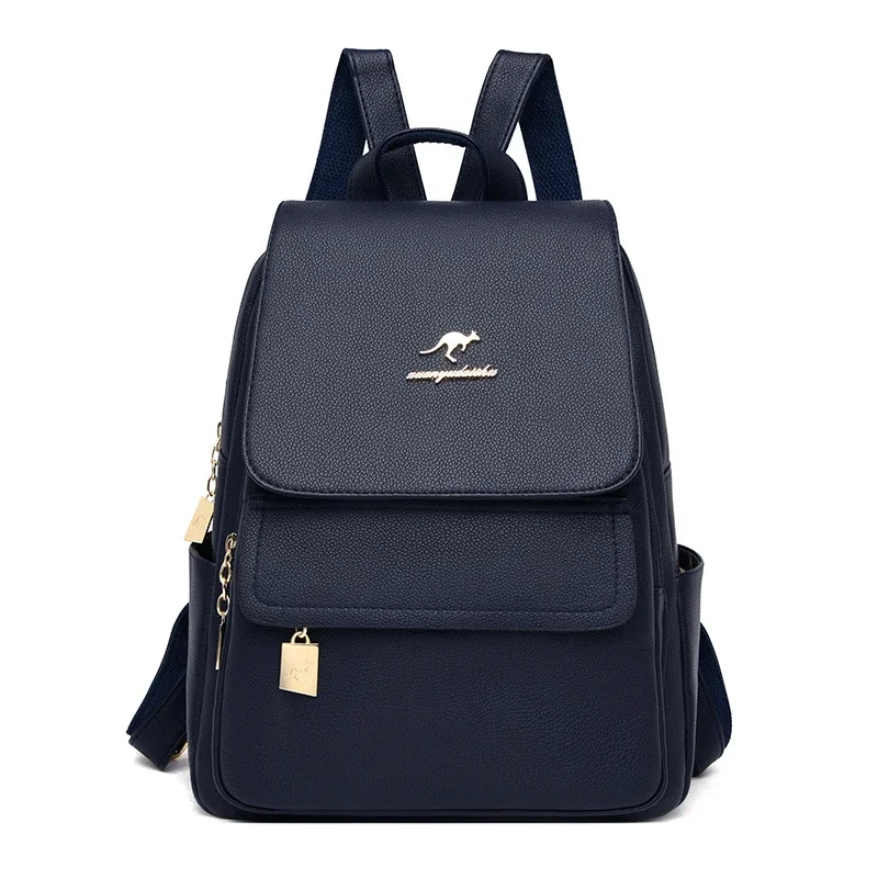 High Quality Designer Backpack 2024 Fashion Women Cow Leather Backpack Large Capacity School Bags for Girl Large Travel Backpack