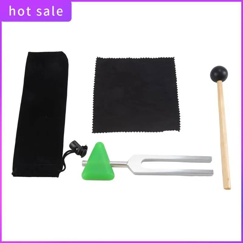 HGSW-Tuning Fork 528Hz Tuning Forks With Hammer And Cleaning Cloth For Healing Chakra Sound Healing Musical Tuning Fork