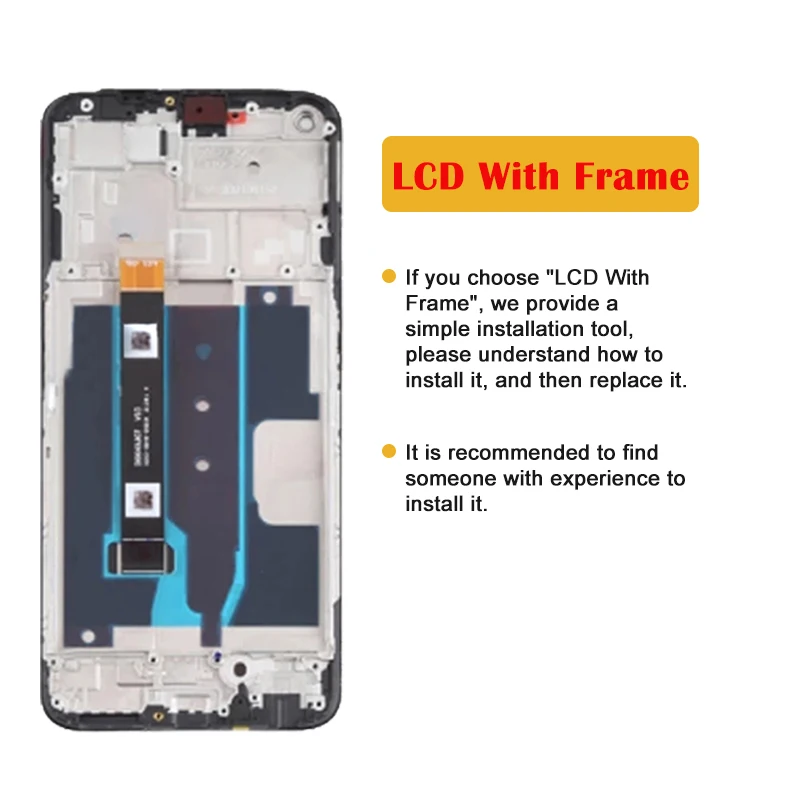 Original For OPPO Realme Narzo 30 5G RMX3242 LCD Display Touch Screen Digitizer Assembly Replacement For Realme Narzo 30 5G LCD