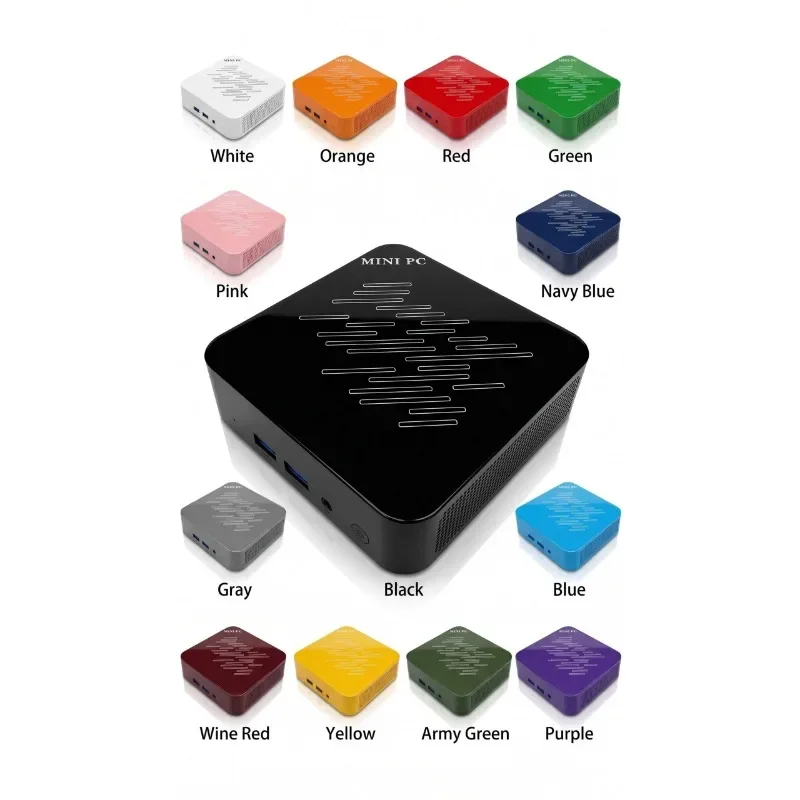 Compact Desktop PC Intel I9 10980HK 16GB RAM Bluetooth Output Windows 11 13-Color Optional New Mini PC for Gaming Office Work
