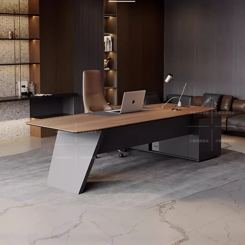 Luxury Executive Office Desk Organizers Shelves Aesthetic Nordic Office Desk Conference Crafts Meuble Bureau Trendy Furniture