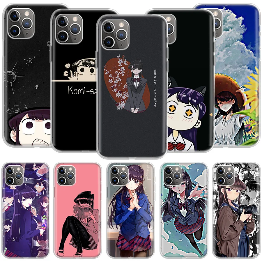 Anime Komi Shouko Cant Communicate Phone For Apple Iphone 14 12 13 15 Pro Max Mini 11 16 Plus X XS XR Case SE 2020 Shell Cover