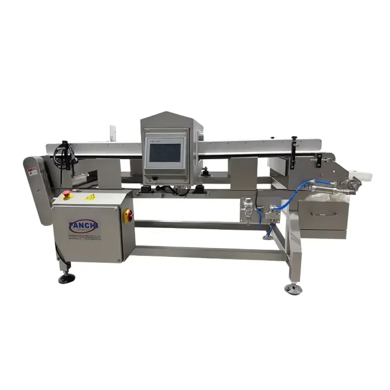 High Sensitivity Food Metal Detector Conveyor Type for Food Processing Industry
