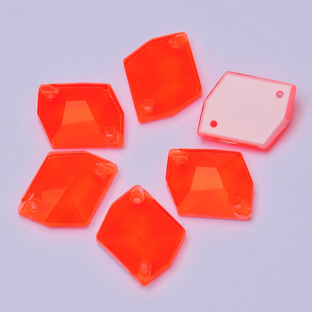 PUBRILEX Neon Cosmic Flatback Strasssteine zum Aufnähen, Glasperlen für DIY-Nähprojekte, Kristalle für Handarbeiten und Kleidungsdekoration – Detail 11