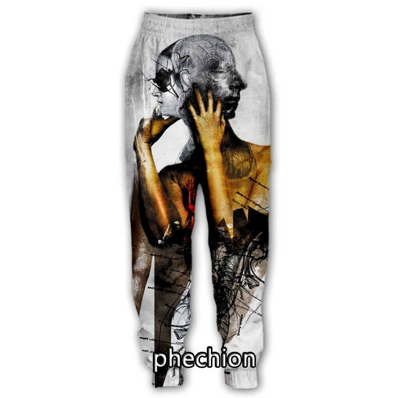 

phechion New Men/Women Paradise Lost 3D Print Casual Pants Fashion Streetwear Men Loose Sporting Long Trousers F343