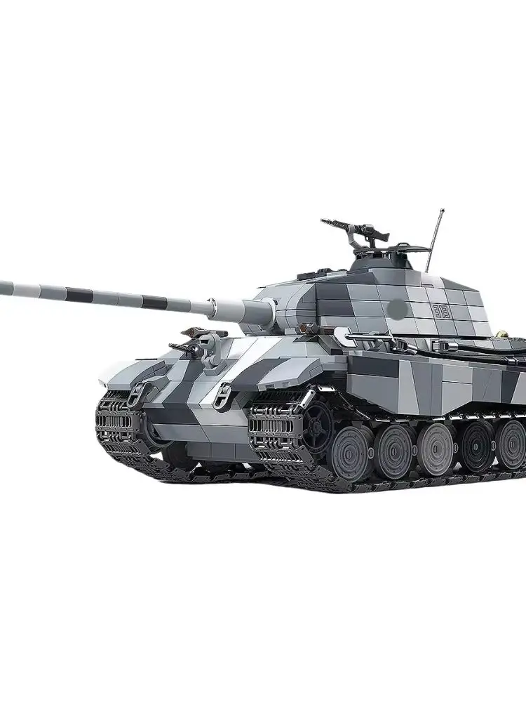 Armee Tiger I Schwerer Panzer Bausteine KV-2 Panther Panzer Armee-Waffen Soldaten Bausteine Kinderspielzeug Geburtstagsgeschenk für Kinder